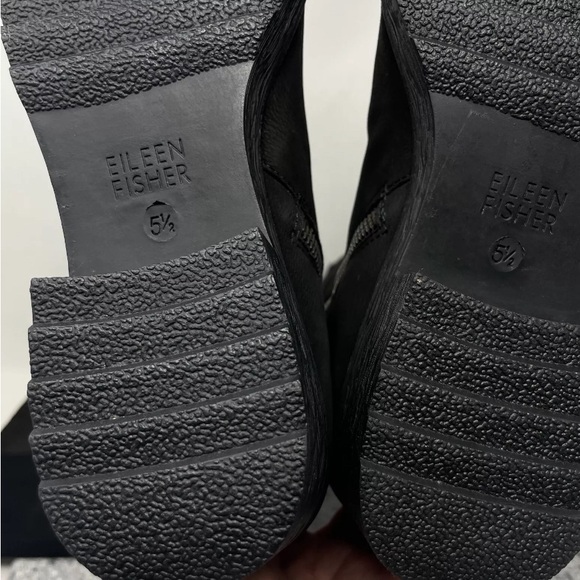 Eileen Fisher Over the Knee Black Boot Size 5.5 - Picture 3 of 9